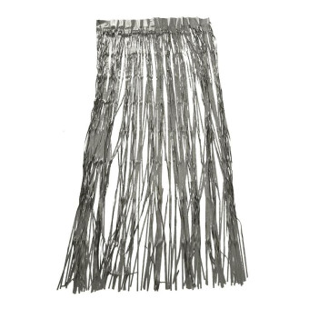 Дождик новогодний серебристый 200x100 см