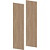 Боковые панели Strike U2PD195OW (дуб светлый, 25х600х1950 мм, 2 штуки)
