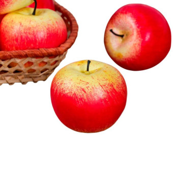 Муляж искусственное красное яблоко