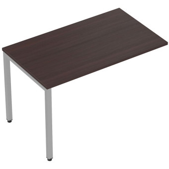 Приставка-брифинг Avance 6МБП.008 (венге/алюминий матовый, 1200х700х750  мм)