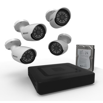 Комплект видеонаблюдения ProConnect AHD-M (4 наружные камеры)