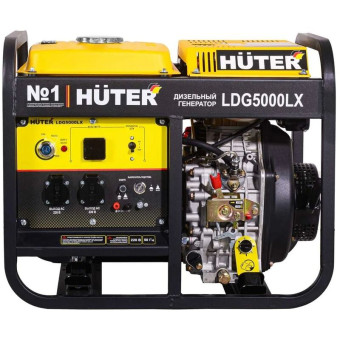 Генератор дизельный Huter LDG 5000LX (64/2/7)