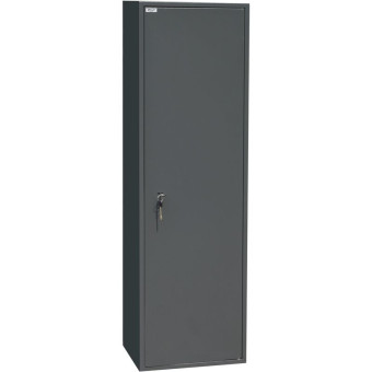 Шкаф металлический (архивный) для документов Комус Мебель TSL-150M  (тёмно-серый, 340х460х1500 мм)