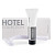 Набор бритвенный Hotel Collection картон (крем для бритья, станок, 200 штук в упаковке)