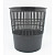 Корзина для мусора 10 л пластик серая (25.5х27 см)