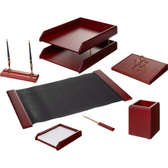 Набор настольный M7C-7A деревянный красное дерево (7 предметов)
