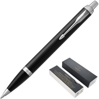 Ручка шариковая Parker IM цвет чернил синий цвет корпуса черный (артикул производителя 1931665)