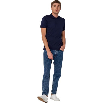 Футболка поло мужская Virma Stretch синяя короткий рукав (размер XXXL)