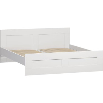 Кровать двойная Сириус (белый, 1860х2054х825 мм)