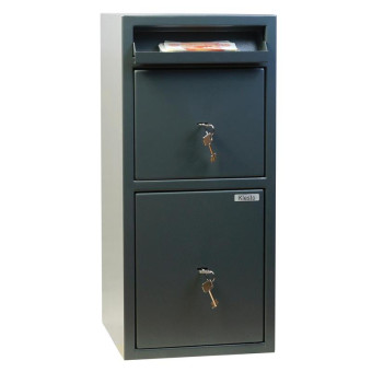 Сейф депозитный Klesto DS-78/2 с трейзером (ключевой замок)