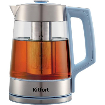 Чайник электрический Kitfort КТ-6617 голубой