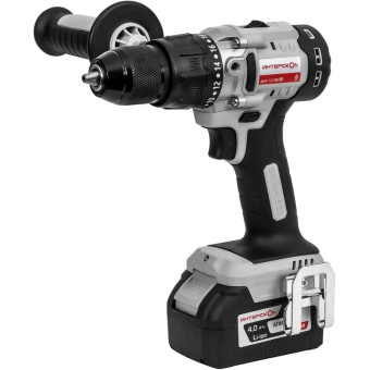 Дрель-шуруповёрт ударная аккумуляторная Интерскол ДАУ-13/18В 80  бесщёточная АКБ x Li-ion (18 В, 4 Ач)+ЗУ в кейсе (786.4.1.70)