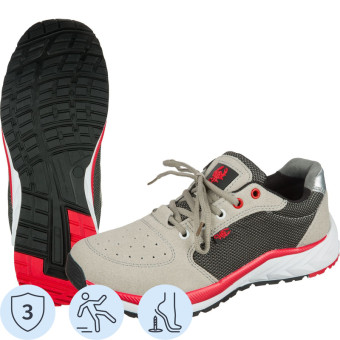 Кроссовки Cкорпион Экшен ЭВА-резина из микрофибры серые размер 37