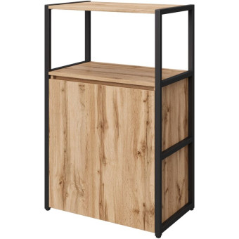 Стеллаж для документов Easy to lead K-Loft 241H022 дуб  натуральный/чёрный 670х400х1068 мм