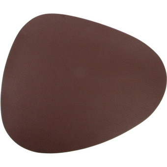 Салфетка сервировочная (плейсмат) Nouvelle Home Экокожа 37x45 см  коричневая (4 штуки в упаковке)