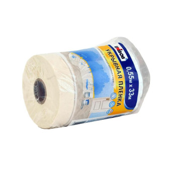 Пленка укрывная Unibob с малярной лентой 0.55х33 м (38221)