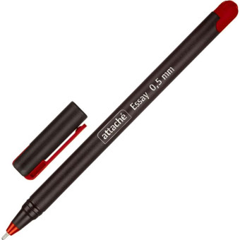 Ручка шариковая Attache Essay красная (толщина линии 0.5 мм)