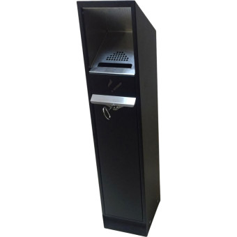 Урна-пепельница уличная Норд 15 л хромированная сталь (100x25x25 см)