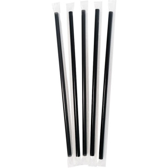Трубочки для коктейля пластиковые прямые длина 210 мм диаметр 7 мм (500  штук)