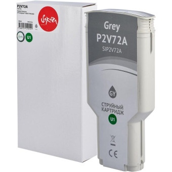 Картридж струйный Sakura 730 SIP2V72A/P2V72A для HP серый совместимый