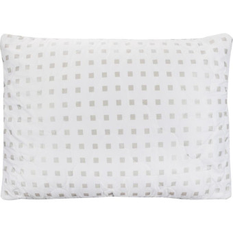 Подушка Luscan 50х70 стеганная лебяжий пух/тик