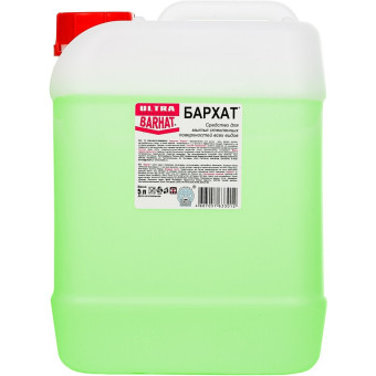 Средство для стекол и зеркал Бархат-Ultra 5 л