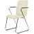 Стул офисный Easy Chair Честер бежевый, экокожа, металл, хромированный