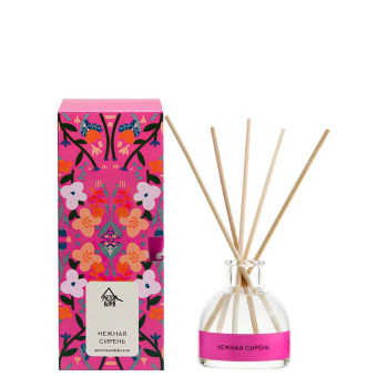 Аромадиффузор с палочками Arida Home Нежная сирень 50 мл