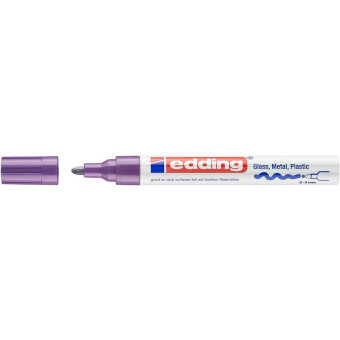 Маркер Edding 750/8 CR фиолетовый (толщина линии 2-4 мм)
