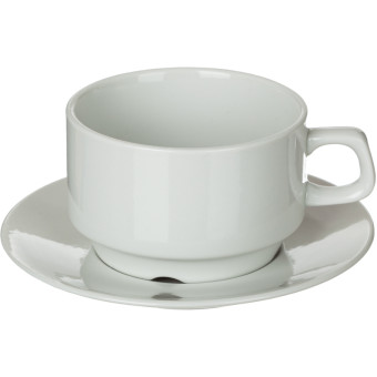 Чайная пара Дулевский фарфоровый завод фарфоровая 250 мл