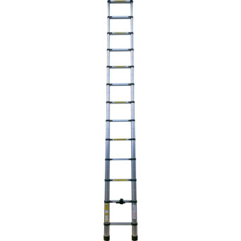 Лестница телескопическая Алюмет алюминиевая односекционная 13 ступеней (TLS3.8)