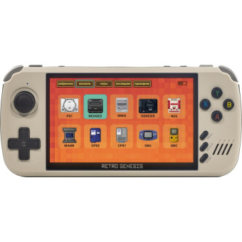 Игровая приставка (консоль) Retro Genesis Port 4000 бежевая + 10000 игр (ConSkDn131)