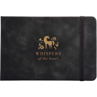 Еженедельник датированный 2026 год InFolio Grace искусственная замша А6   64 листа чёрный с фиксирующей резинкой, I1803/black