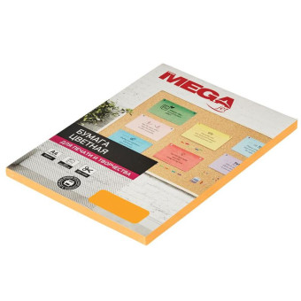 Бумага цветная для печати Promega jet Neon оранжевая (А4, 75 г/кв.м, 100 листов)