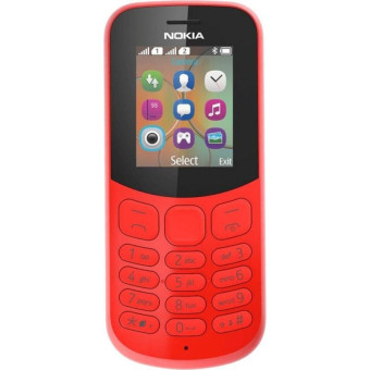 Уценка. Мобильный телефон Nokia 130 DS красный. уц_тех