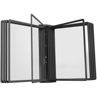 Демосистема настенная А4 черного цвета Promega office (10 панелей)