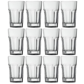 Набор стаканов (хайбол) Pasabahce Касабланка стеклянные высокие 280 мл (12 штук в упаковке)