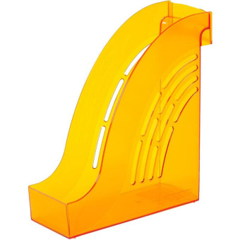 Лоток вертикальный для бумаг 95 мм Attache Яркий Офис пластиковый оранжевый