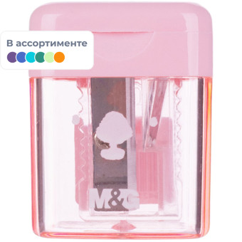 Точилка для карандашей M&G Summer Cha Cha с контейнером пластиковая