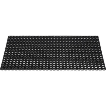 Коврик входной резиновый грязезащитный Luscan Professional 80x120 см черный
