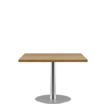 Стол для переговоров Zion (орех, 1100x1100x760 мм)