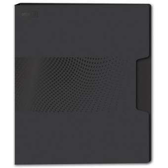 Папка с зажимом Attache Digital А4+ 0.45 мм черная (до 120 листов)