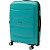 Чемодан Fabretti размер M 82 л из полипропилена бирюзовый