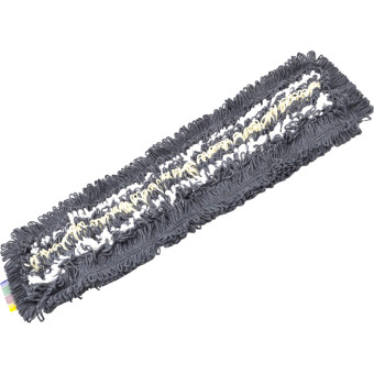 Насадка МОП прямоугольная A-VM хлопок/вискоза/микрофибра 50х15 см серая/белая/бежевая