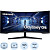 Монитор 34" Samsung LC34G55TWWIXCI черный