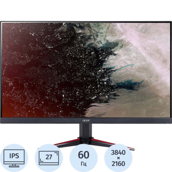 Монитор 27" Acer Nitro черный (UM.HV0EE.L03)