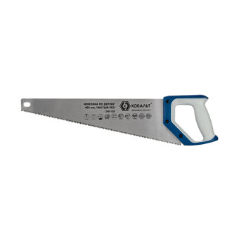 Ножовка по дереву КОБАЛЬТ 450 мм, шаг 3,5 мм/ 7 TPI, закаленный зуб (246-128)