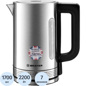 Чайник электрический Brayer BR1060 серебристый
