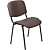 Стул офисный Easy Chair Изо коричневый экокожа металл чёрный (550725)