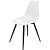Стул обеденный Комус Eames Plast белый (пластик, металл)
